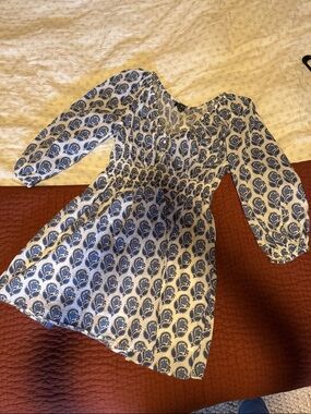 J Crew Block Print Dress